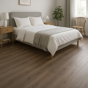 Suelo laminado de nogal de primera calidad Suelo de madera dura maciza de nogal de ingeniería residencial fácil de limpiar - Product Image 1