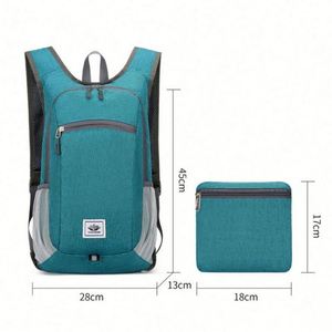 Bolsa Deportiva Plegable para Exteriores, Mochila Ligera para Senderismo, Bolsa de Viaje, Bolsa de Hombro Informal para Hombre y Mujer - Product Image 2