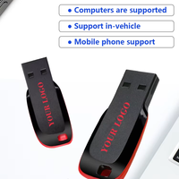 Adaptateur OTG Type-C de haute qualité pour téléphone mobile Android, clé USB 2.0 minuscule noire en plastique, adaptateur de mémoire flash mince