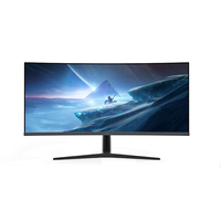 Gebogen Ultrabrede 3440*1440P 34 Inch Scherm Gaming Monitor 3800r Ips Paneel 120Hz 1Ms Reactie Gaming Monitor