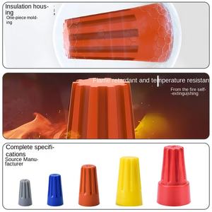 ขั้วต่อสายไฟฟ้าฟ้าฟ้าหุ้มฉนวนหุ้มเกลียวขั้วต่อสายไฟแบบรวดเร็วขั้วต่อแบบสปริงขั้วต่อสายไฟ - Product Image 4