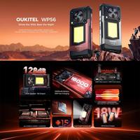Ponsel Tangguh Oukitel WP56, 12GB+512GB, Kamera 108MP, Sidik Jari, 6.8 inci, Android 15 Dimensity 7050, NFC OTG, 5G untuk Industri Luar Ruangan