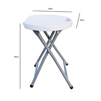 Chaises et table de camping en plastique durables, stables, bon marché et tendance, prix d'usine, sur mesure