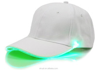 Venta al por mayor de moda de algodón de la noche corriendo pesca caza LED sombrero de luz led gorra de béisbol