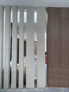 Paneles de Pared de Cerámica Flexible de 600x2400 mm, Revestimiento de Piedra para <span class=keywords><strong>Paredes</strong></span> Exteriores e Interiores, Panel de Pared 3D de Piedra Inteligente - Product Image 4