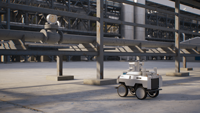 Robot Autónomo de 8 Ruedas con Protección Antiexplosión L7: Visión Artificial e Imagen Térmica para Inspección Industrial en Espacios Reducidos