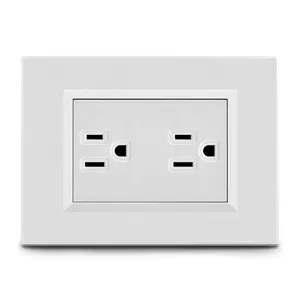 120 Type Easy Installation American Wall Mount Switch Socket Home Wall Switches And Sockets