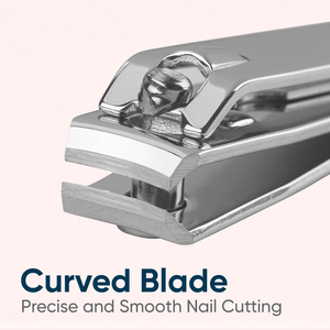 Nouvelle Arrivée Coupe-Ongles Rapide Anti-éclaboussures pour Doigts et Ongles, Lame Courbée en Acier Carbone, Grande Ouverture, Argent - Product Image 5