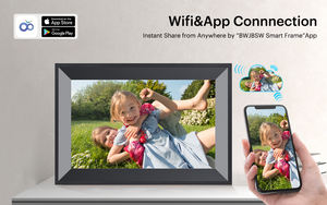 Venta al por mayor 10,1 pulgadas WiFi marco de fotos <span class=keywords><strong>digital</strong></span> 1280*800 IPS a granel marco de fotos <span class=keywords><strong>digital</strong></span> 1 + 32GB Frameo - Product Image 5