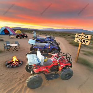 Comercial Mini eléctrico ATV Quad Bike <span class=keywords><strong>alquiler</strong></span> parachoques coche con fibra <span class=keywords><strong>de</strong></span> vidrio y plástico construcción trasera uso al aire libre - Product Image 2