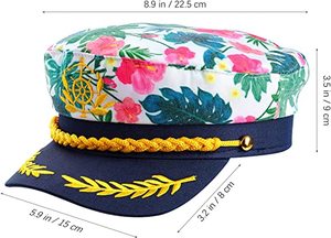 Capitán marinero sombrero yate <span class=keywords><strong>barco</strong></span> sombrero ajustable náutico fiesta sombrero Cosplay <span class=keywords><strong>disfraz</strong></span> para fiesta <span class=keywords><strong>de</strong></span> yate - Product Image 2