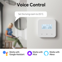 Termostato de ambiente Beok Tuya Zigbee para sistema de caldera