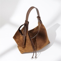 Vente en gros dernière mode pour dames sac à main en daim couche supérieure en cuir de vachette véritable sac fourre-tout petit sac à main de luxe pour femmes sac à bandoulière Hobo