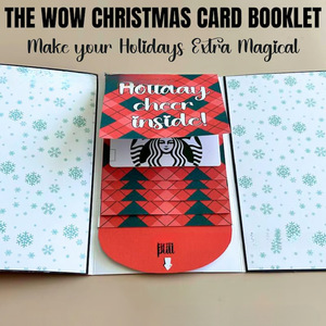Tarjetero de Navidad con diseño de libro, impresión offset en papel, recuerdos de fiesta, regalo personal para compañeros de clase - Product Image 5