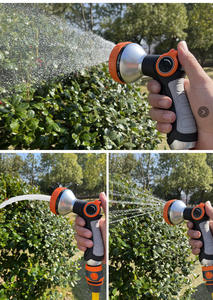 Pistola de Agua de Jardín con 10 Funciones, Herramienta de <span class=keywords><strong>Riego</strong></span> para Flores y Vegetales, Rociador de Agua, Pistola de Lavado de Autos de ABS - Product Image 6