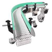 Cinta Transportadora Modular de Plástico para Línea de Producción de Alimentos