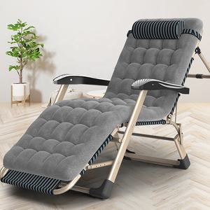 Jardín al aire libre Luz del Sol-Cómoda silla plegable de metal Cama Silla de playa portátil ajustable con colchón - Product Image 2