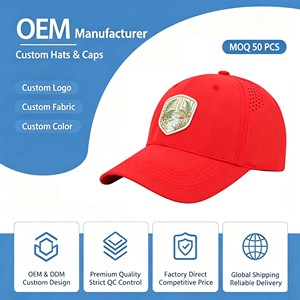 Gorra de 5 Paneles Impermeable con Bordado Personalizado de Alta Calidad, Gorra Plana de Nailon con Cierre a Presión, Gorra Deportiva para Correr al Aire Libre - Product Image 1