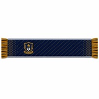 Écharpes suspendues personnalisées écologiques, motifs de clubs de football, impression numérique haute définition, pompons en polyester mercerisé
