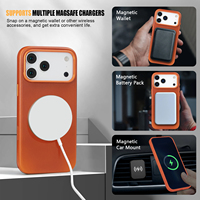 Étui de protection en cuir véritable premium pour iPhone 17/17 Pro/17 Pro Max, avec support magnétique et béquille pour objectif, vente en gros, fabricant OEM