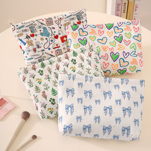 Trousse de maquillage Beilian, étui cosmétique portable, petite trousse de rangement de voyage pour maquillage, rouge à lèvres, monnaie, design ultraléger - Product Image 4