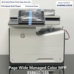 Impresora de Inyección de Tinta de Segunda Mano PageWide Pro 477/577/586/556/452/77650, Reciclada, con Salida a Color, E58650,586, de Alta Velocidad - Product Image 2