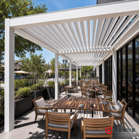 Véranda préfabriquée MEIXIN quatre saisons en aluminium et verre pour patio et jardin, avec dimensions personnalisées