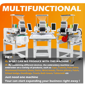 12/15 Needles New Products <strong>Embroidery</strong> Computer <strong>Machine</strong> Single Head Flat Hat Computerized <strong>Embroidery</strong> <strong>Sewing</strong> <strong>Machine</strong> - Product Image 2