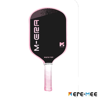Raquette de pickleball en fibre de carbone avec noyau de 16 mm et poignée perforée et amortie pour joueurs de tous niveaux et de tous âges
