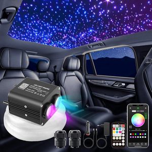 Kit de fibres optiques Starlight 1000 pièces 0,75 mm, éclairage ciel étoilé pour voiture, lumière LED RVBW scintillante 20W pour toit de voiture et <span class=keywords><strong>plafond</strong></span> de maison - Product Image 1