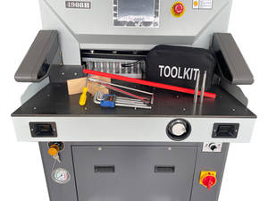 Machine de découpe de <span class=keywords><strong>papier</strong></span> hydraulique de qualité industrielle AccuCut 490mm Coupeur d'<span class=keywords><strong>action</strong></span> de coupe lisse pour usage commercial - Product Image 2