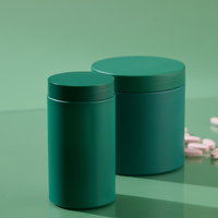 Fournisseur : Pot de stockage PET cylindrique de 500 ml, calibre 89, en plastique, avec bouchon à vis, pour emballage en vrac de capsules