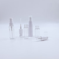Bouteilles de pulvérisation de parfum en plastique blanc vide 10ml 15ml 20ml 25ml 30ml Distributeur de taille de voyage Bouteille de pompe de lotion