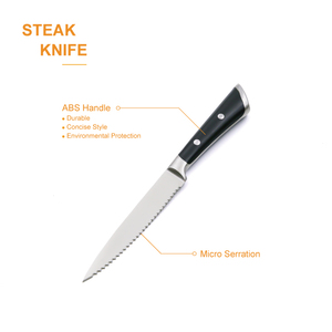 Lưỡi Dao Răng Cưa 5 Inch Bảo Vệ Môi Trường Cổ Điển Với Tay Cầm ABS Màu Đen - Product Image 6