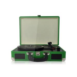 Tourne-disque rétro Audmic TE-001, lecteur de disques vinyles, tourne-disque de 10 W, tourne-disque de type valise pour home cinéma, haut-parleurs à succès, phonographe, cadeaux - Product Image 3