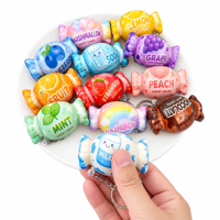 Porte-clés Squishy Anti-Stress en PU à Remontée Lente, 12 Styles, Vente en Gros OEM Direct Usine pour Enfants
