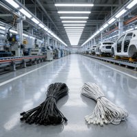 Rangkaian Kabel Sensor Suhu NTC Kustom Pabrik dengan Probe & Konektor Logam untuk Refrigerasi HVAC, Peralatan Rumah Tangga