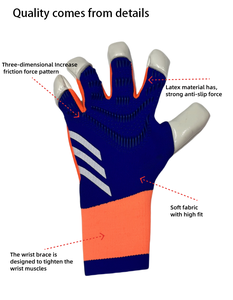 2025 Nieuwe Leao Professionele Latex Sport Futsal Jeugdvoetbal Keeper Handschoenen Voetbal Keeper Handschoenen Te Koop - Product Image 4