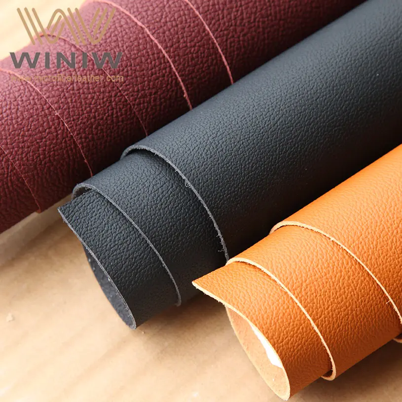 WINIW-piel Artificial de microfibra para tapicería de coche, Material de cuero para asientos de coche, OEM y posventa, muestras gratis