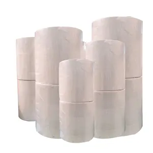 OEM merek termurah gulungan Jumbo Kertas Toilet Virgin Woodpulp bahan baku membuat tisu Toilet kertas orang tua gulungan ibu