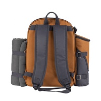Sac à dos isotherme TAWA pour 4 personnes, 600D, avec compartiment pour bouteille, couverture et fermeture éclair, personnalisable
