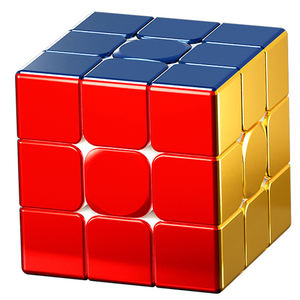 Cubo de Velocidad <span class=keywords><strong>Sengso</strong></span> Alloy Bulk 3x3 - Cubo Mágico de Velocidad sin Adhesivos, Mejora la Concentración de tu Hijo 6+ - Product Image 1