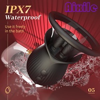 Vibrator Erotikspielzeug Sinnliche Freuden Erotisches Massage-Set mit 10 Vibrations-, Leck- und Saugfunktionen für Frauen Paare Rosen-Vibratoren