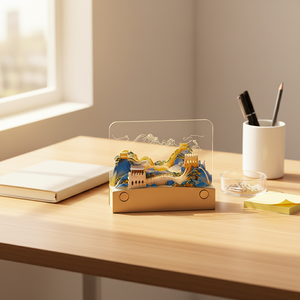 <span class=keywords><strong>Calendrier</strong></span> en papier 3D lumineux à LED en promotion pour la décoration de bureau de direction - Product Image 5