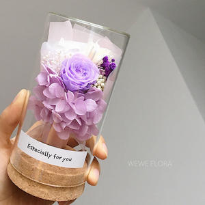 2025 fournissant une fleur de <span class=keywords><strong>rose</strong></span> éternelle naturelle préservée dans un dôme en verre pour les cadeaux de Noël et de Thanksgiving pour la Saint-Valentin - Product Image 4
