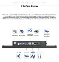Monitor Táctil Intel Todo en Uno de 10.1/13.3/15.6/19/21.5 Pulgadas, Accesorios de Control Industrial