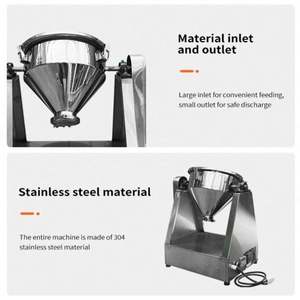 เครื่องผสมแป้งอาหารแบบหมุนได้ 360 องศา ทำจากสแตนเลส ความจุขนาดใหญ่ 30 กก. 50 กก. - Product Image 5