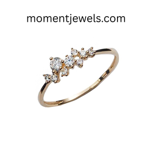 Simple 925 Sterling Silver Star <b>Ring</b> Gold Plated Zircon Celestial Minimal <b>Dainty</b> <b>Ring</b> for Women - Product Image 4
