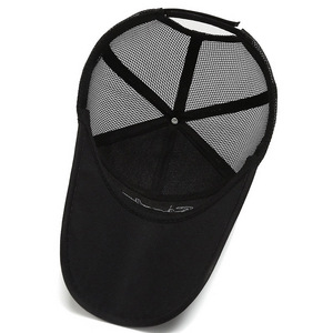 Men's Summer Mesh Trucker Cap Breathable Sun Protection Fishing Hat Adult Polyester - Product Image 4