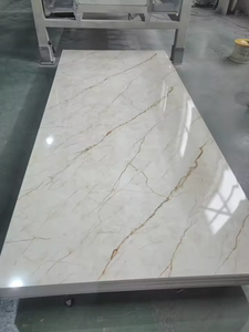 <span class=keywords><strong>แผ่น</strong></span>หินอ่อนพีวีซีโค้งงอได้4*8ฟุตกระดานยูวีหนา3มม. พื้นผิวเรียบครอบคลุมผนังภายในกำหนดเองตัด UV พิมพ์กัน<span class=keywords><strong>น้ำ</strong></span> - Product Image 5